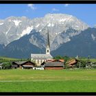 Kirche auf dem Mieminger Plateau