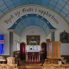 Kirche auf der Insel Hrísey