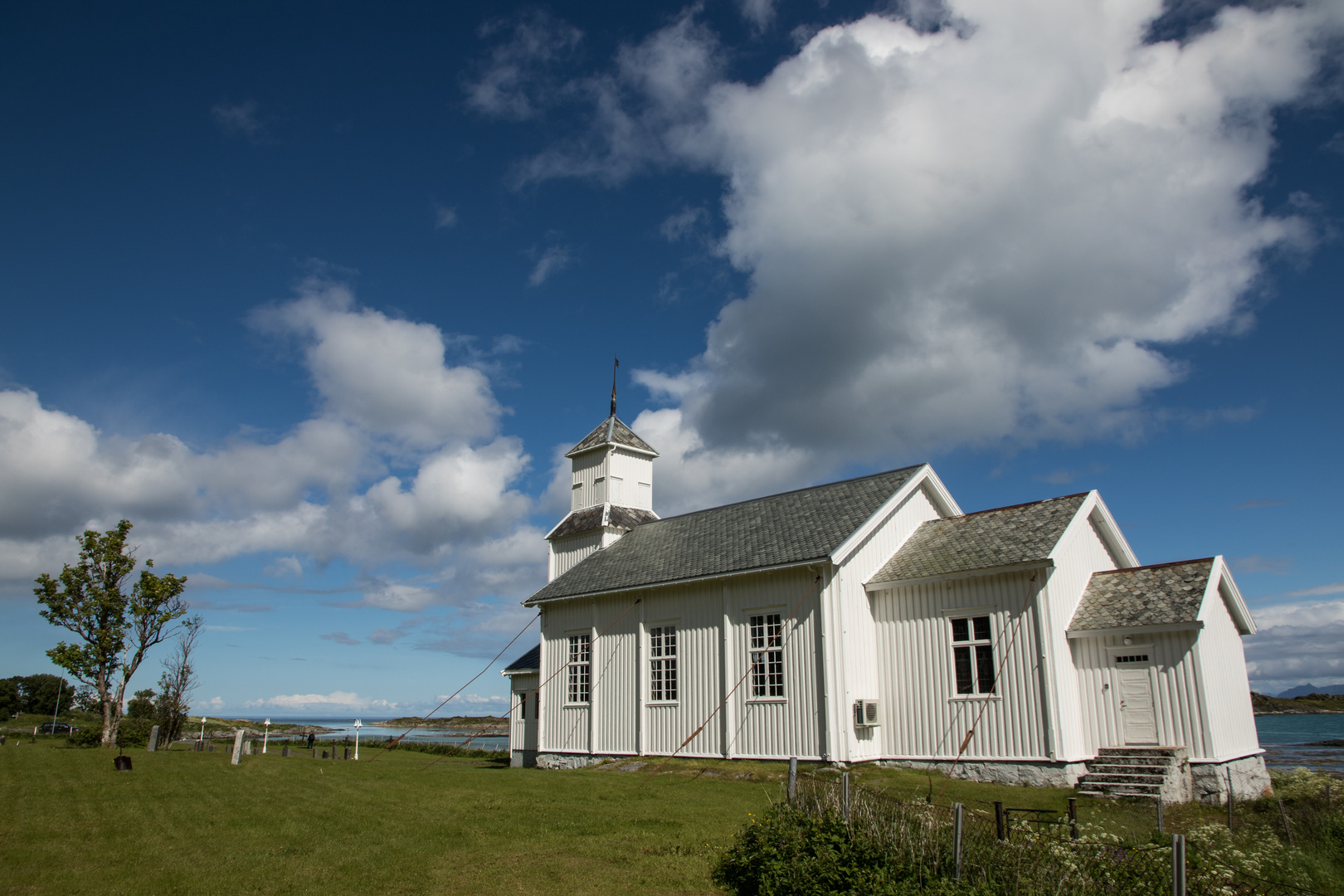 Kirche auf Gimsoy / Lofoten