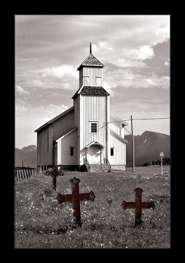 Kirche auf Gimsøya