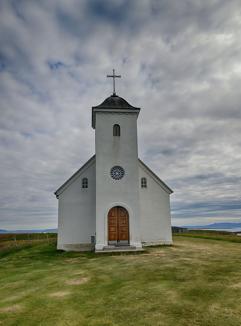 Kirche auf Insel Flatey