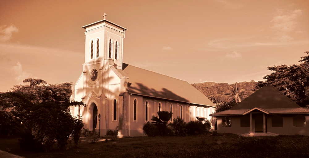 Kirche auf La Digue