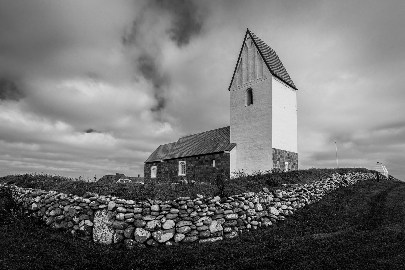 Kirche bei Bovbjerg / Dänemark