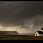 Kirche bei Breiðavik in den Westfjorden