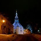 Kirche bei Nacht, Seiffen