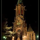 Kirche bei Vollmond