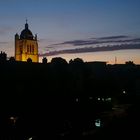 Kirche beim Sonnenuntergang 