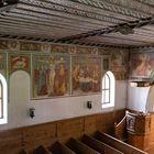 Kirche Bergün: Schiffswand mit Passionszyklus