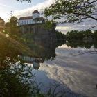 "Kirche Beucha im Gegenlicht"