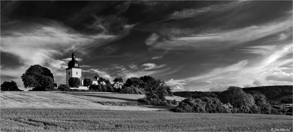 Kirche Eschenau s/w