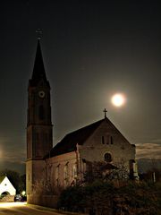 Kirche Gammelsdorf - nachts bea.