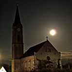 Kirche Gammelsdorf - nachts bea.