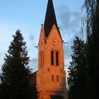 Kirche im Abendlicht