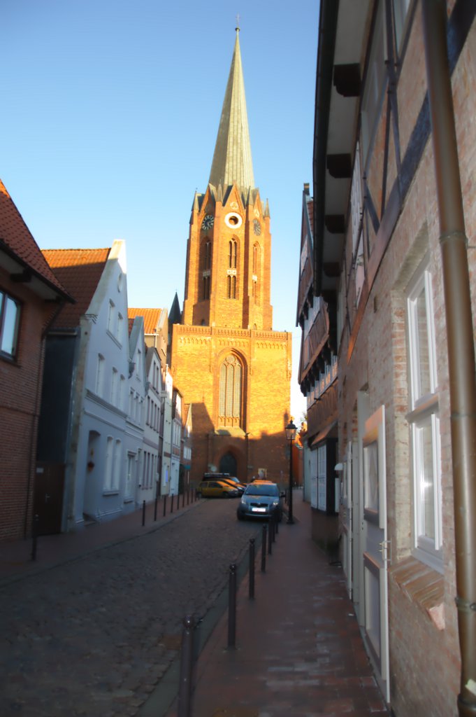 Kirche im Abendlicht