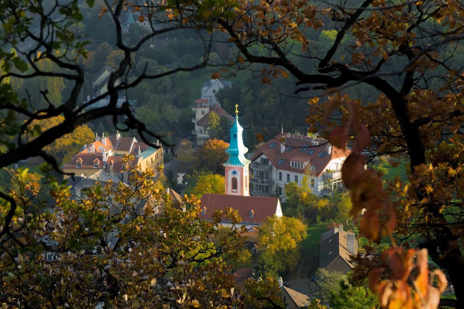 Kirche im Abendlicht