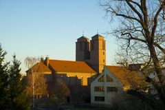 Kirche im Abendlicht