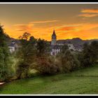 Kirche im Abendrot