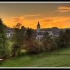 Kirche im Abendrot