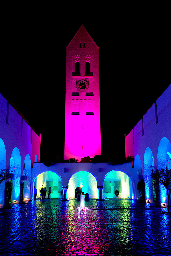 Kirche Im Licht - Lichtinstallation