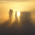 Kirche im Morgennebel