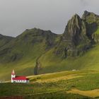 Kirche im Ort Vik an Islands Südküste