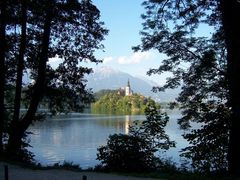 Kirche im See bei Bled (Slowenien)