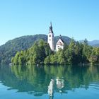 Kirche im See (Bleder See Slowenien)