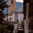 Kirche im Walliserdorf Visperterminen 