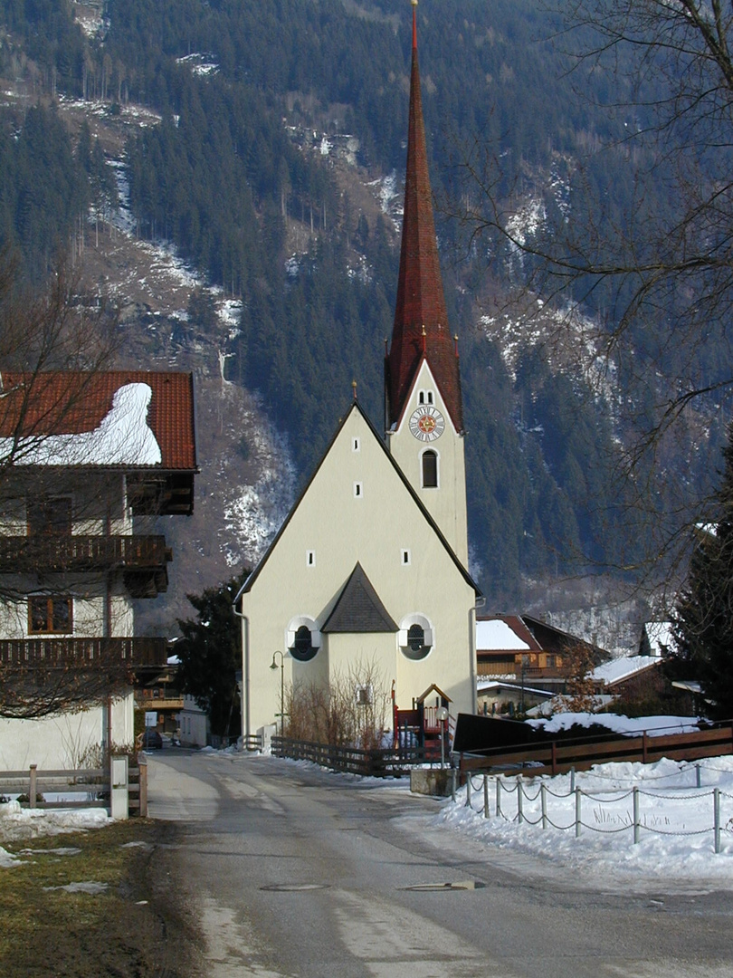 kirche im zillertal