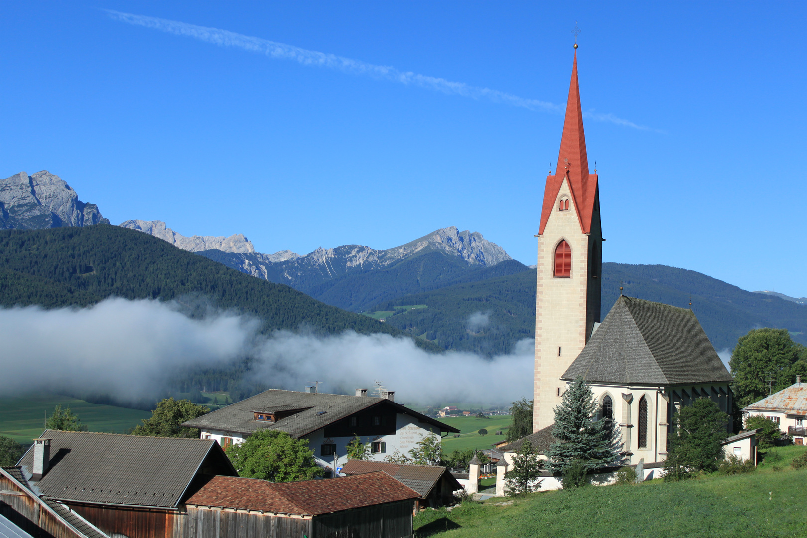 Kirche in Aufkirchen (Toblach)