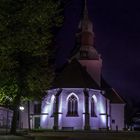 Kirche in Bad Essen bei Nacht