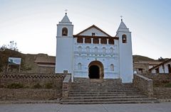 Kirche in Corporaque am Rande des Colca-Canyons