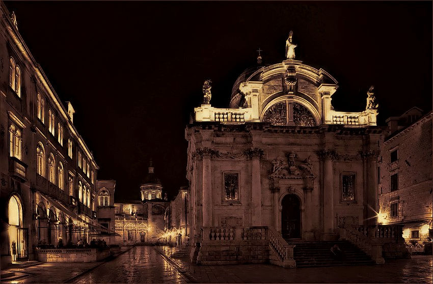 Kirche in der Altstadt von Dubrovnik, Kroatien