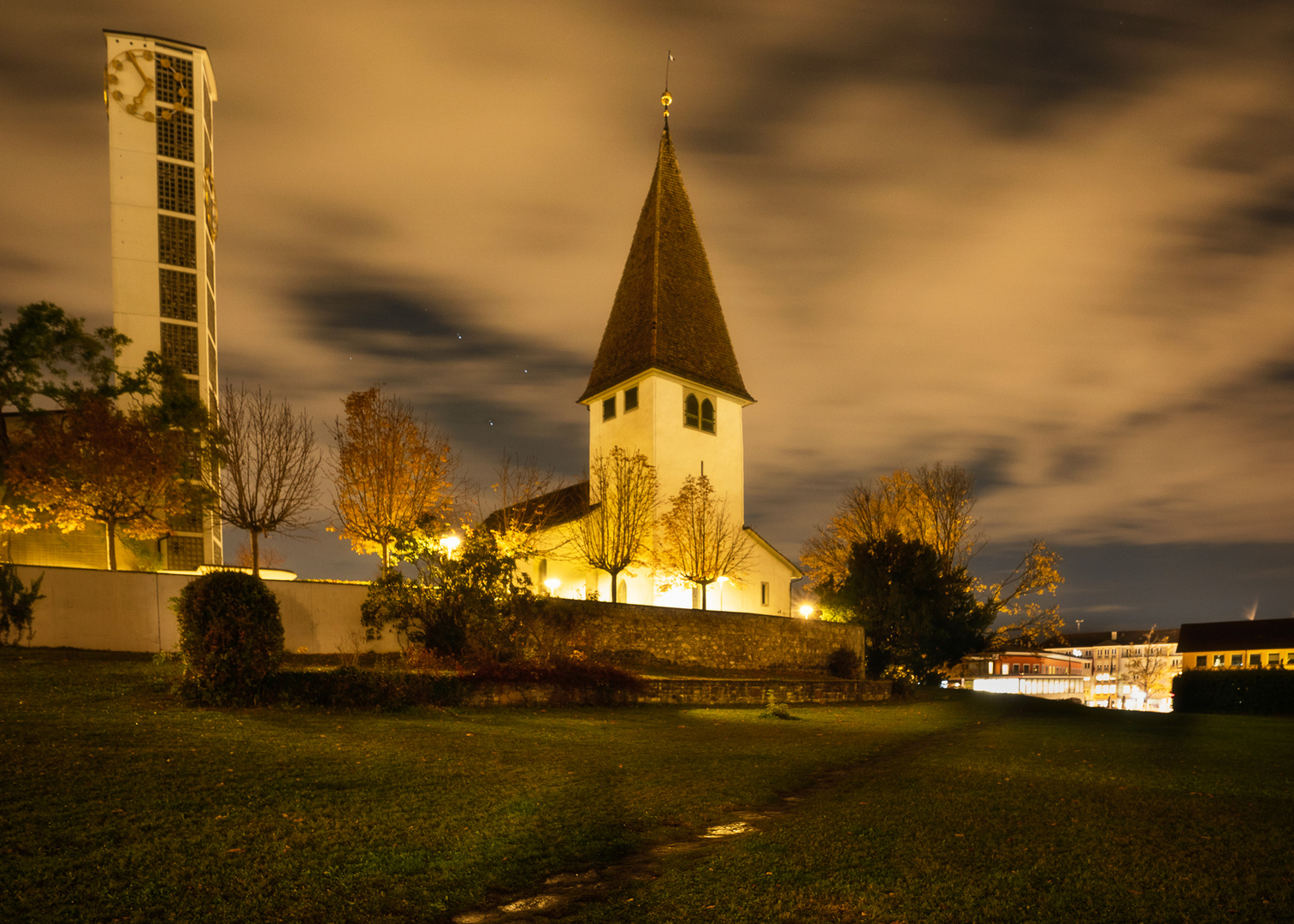 Kirche in der Nacht