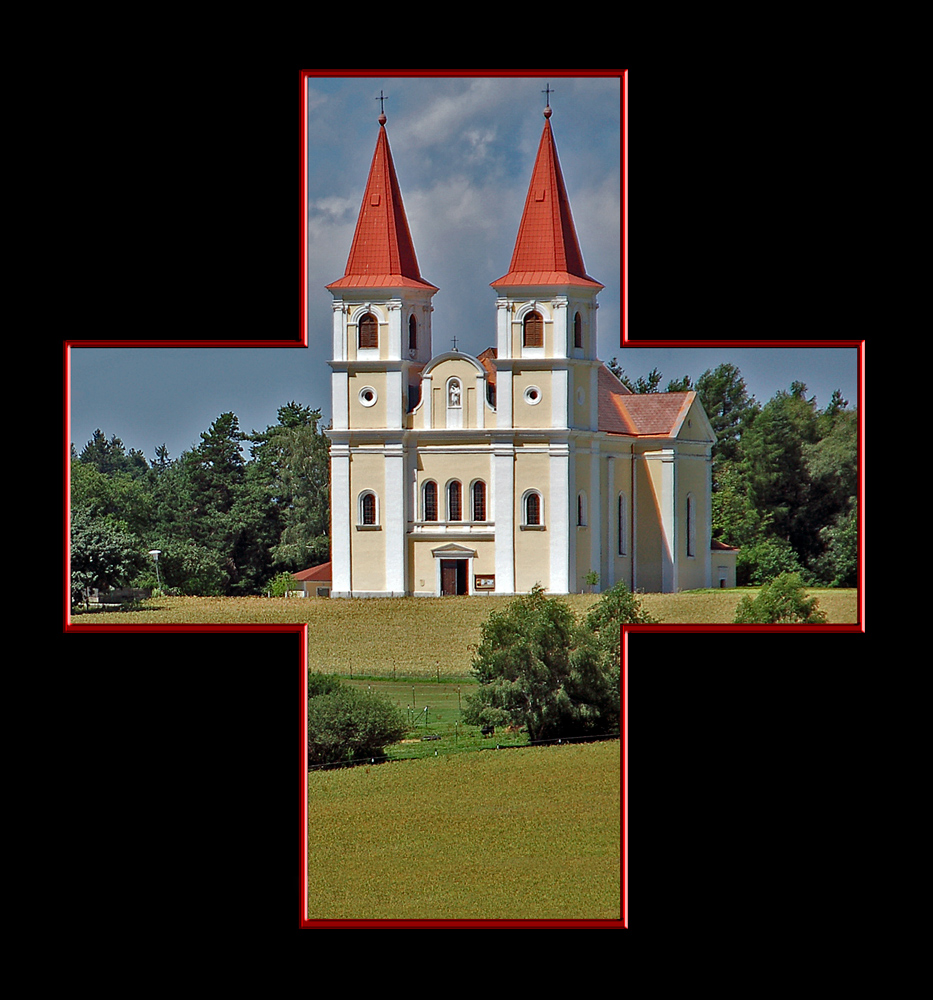 Kirche in einem kleinen Dorf in Niederösterreich