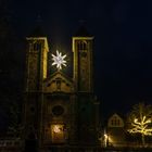 Kirche in Ernst, Mosel, weihnachtsilumination