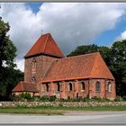 Kirche in Groß Brütz/Seitenansicht