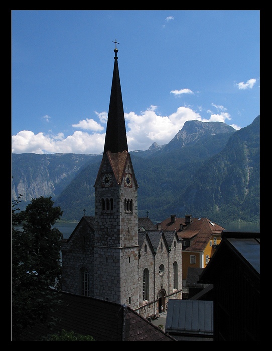 ...kirche in hallstatt...