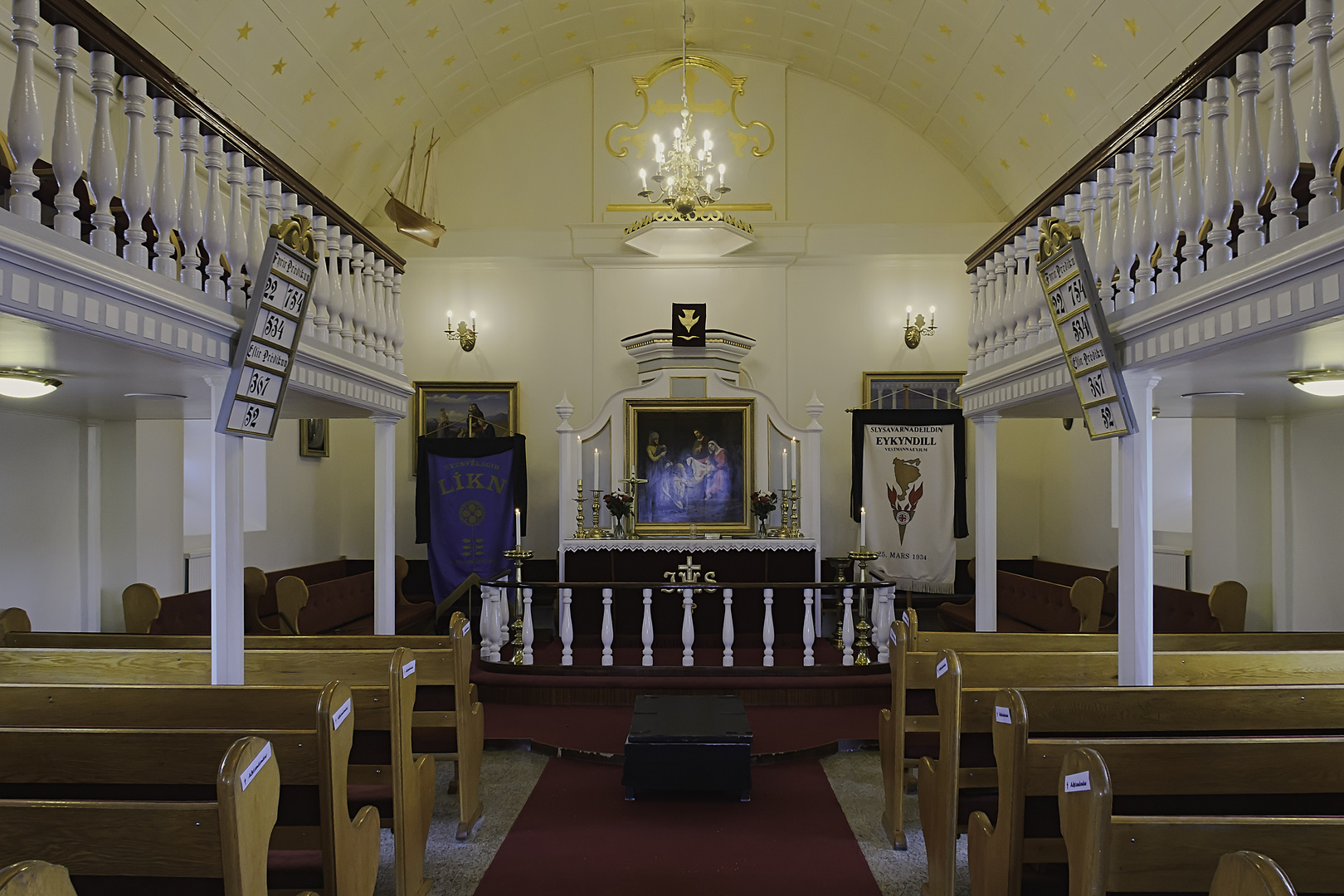 Kirche in Heimaey, auf Vestmannaeyjar (dt. Westmännerinseln)