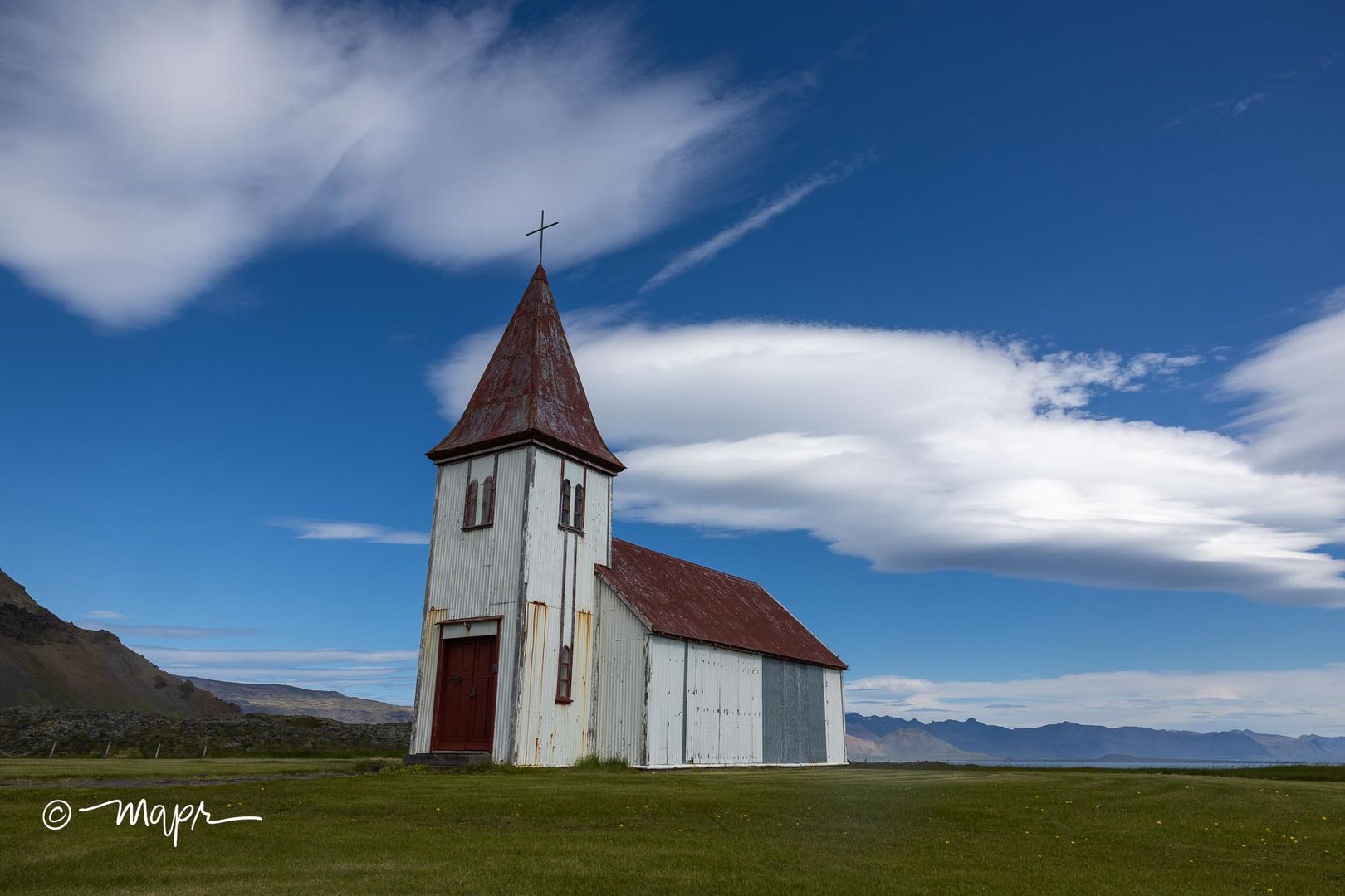 Kirche in Hellnar auf der Sneafellsnes