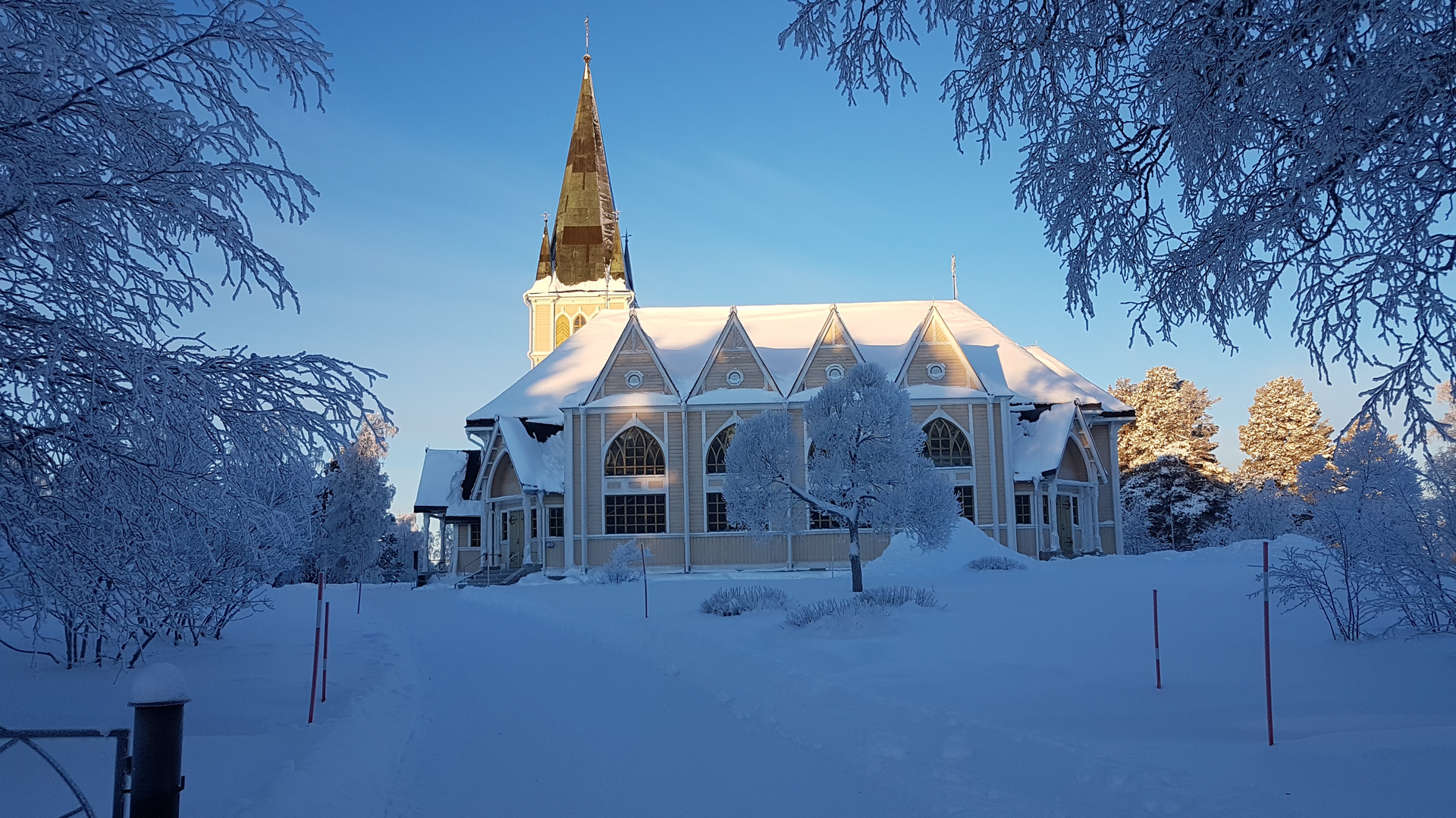 Kirche in Lappland