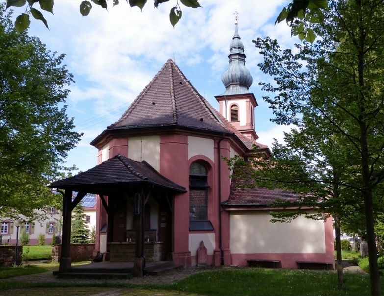 Kirche in Moosbronn, Schwarzwald