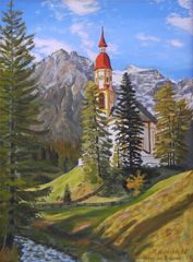 „Kirche in Obernberg / Brenner“