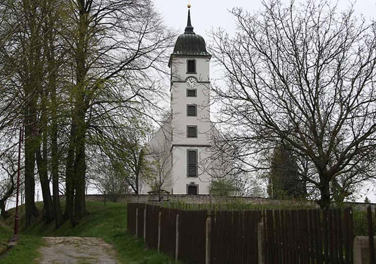 Kirche in Papstdorf Sächsische Schweiz