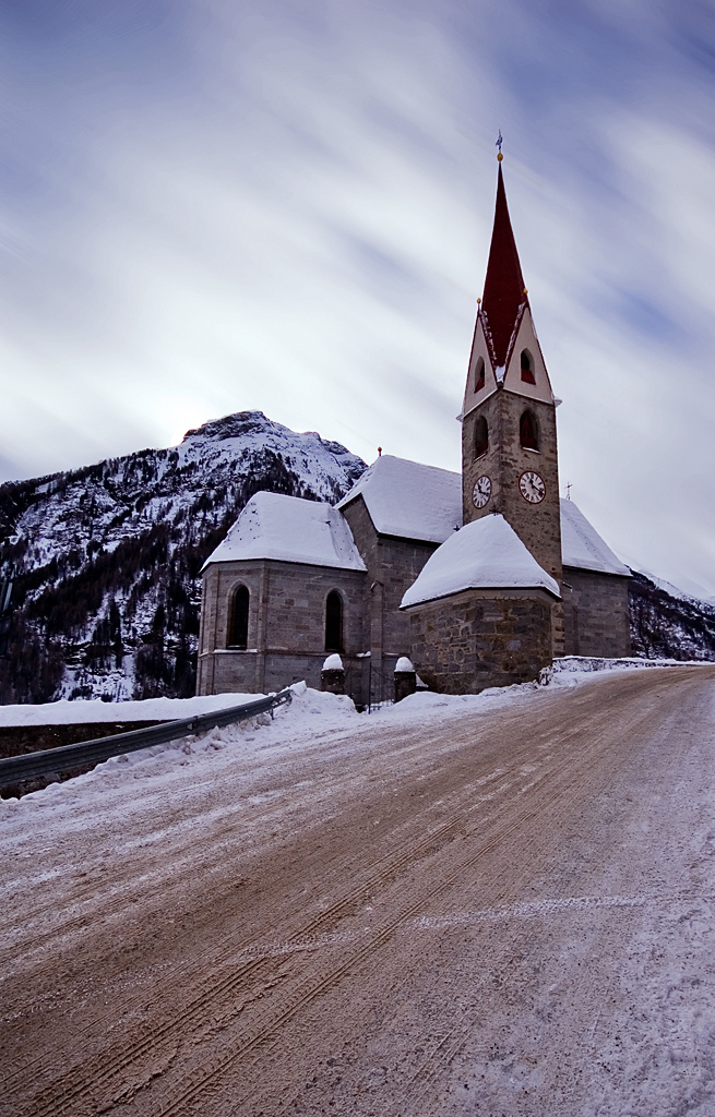 Kirche in Rein in Taufers, 7. Januar 2010