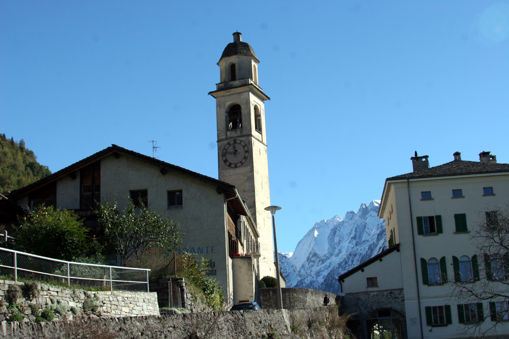 Kirche in Soglio GR