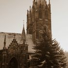 Kirche in Stadtilm (bei Erfurt) im Winter