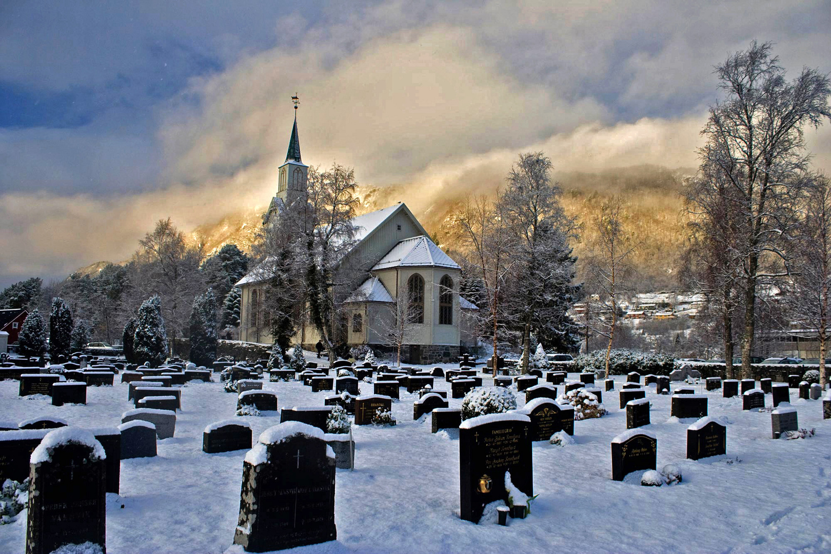 Kirche in Stordal, Norwegen