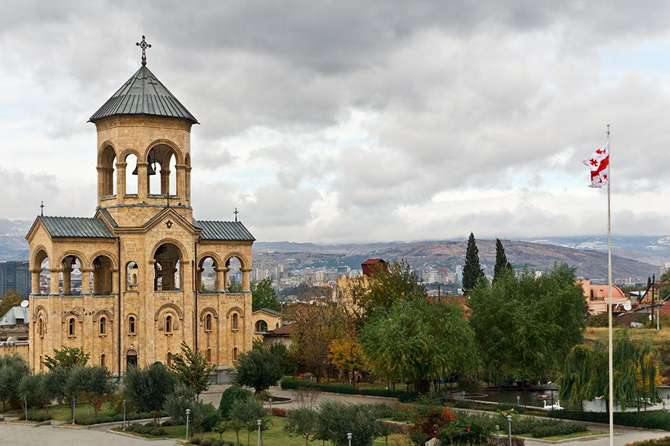 Kirche in Tbilisi, Georgien, Nov 2011