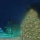 Kirche in Weihnachtsstimmung